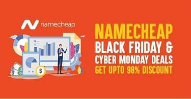Namecheap black Friday cyber Monday deals 2019