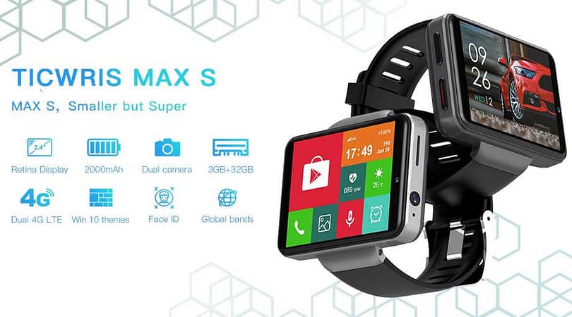 Ticwris Max 4G Waterproof Smart Android Watch Phone Sale