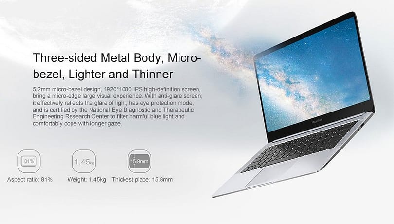 HUAWEI Honor MagicBook Laptop 8GB RAM 256GB SSD