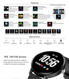 Bilikay V11 Waterproof Sports Smart Watch for Android / iOS
