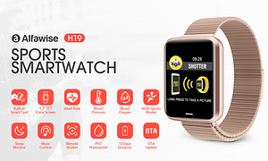 Alfawise H19 RFID Sports Smartwatch Fitness Tracker