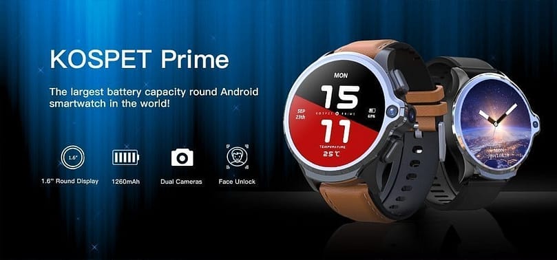 2020 New Year Sale - KOSPET Prime 4G Smart Watch